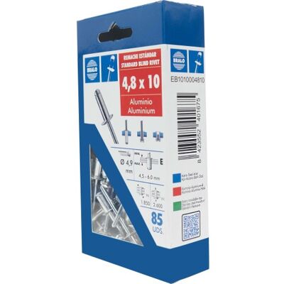 Bralo Nitte 4,8 X 10,0 Mm, 85 Stk. Bralo Nitte 4,8 X 10,0 Mm, 85 Stk.