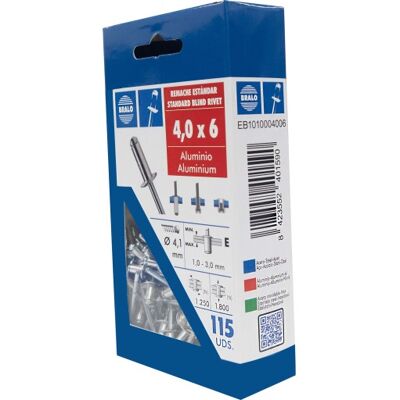 Bralo Nitte 4,0 X 6,0 Mm, 115 Stk. Bralo Nitte 4,0 X 6,0 Mm, 115 Stk.