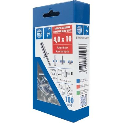 Bralo Nitte 4,0 X 10,0 Mm, 100 Stk. Bralo Nitte 4,0 X 10,0 Mm, 100 Stk.