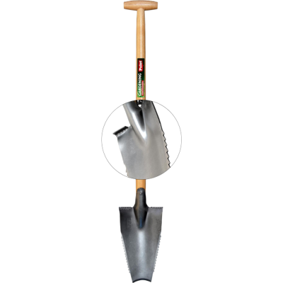 Polet Trærodsspade Med 85 Cm Træskaft Polet Trærodsspade Med 85 Cm Træskaft