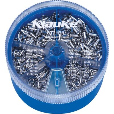 Klauke Sortimentsboks St21b Med Terminalrør 0,5-2,5 Mm² Iht. Del 1 Klauke Sortimentsboks St21b Med Terminalrør 0,5-2,5 Mm² Iht. Del 1