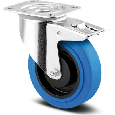 TENTE Drejeligt Hjul Med Bremse, Ø125 Mm TENTE Drejeligt Hjul Med Bremse, Ø125 Mm