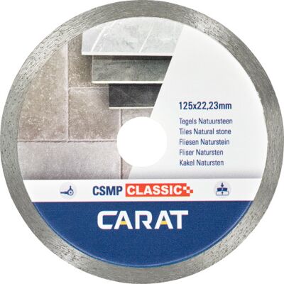 Carat Diamantklinge Csmp Til Tørskæring I Fliser, Ø125/22,2 Mm Carat Diamantklinge Csmp Til Tørskæring I Fliser, Ø125/22,2 Mm