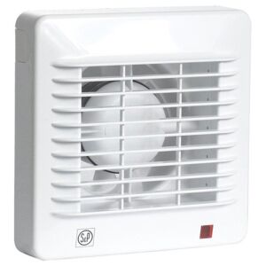 Thermex Edm 100tz Ventilator Med Efterløbstimer Og Kuglelejer Ø100 Mm, Hvid