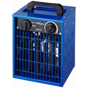 Blue Electric Dva Varmeblæser Med 2000w