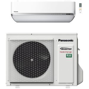 Panasonic Vz12ske Varmepumpe, Luft/luft, 9,2 Kw, 170-230 M², Hvid