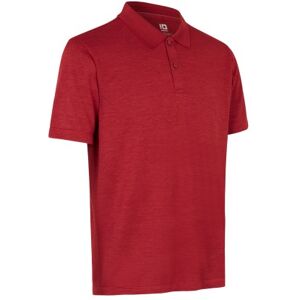 ID Identity Id Active Poloshirt 0572, Mørk Rød Melange, Str. 2xl