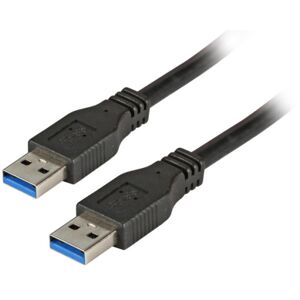 EFB Kabel Usb3.0 Usb-A/usb-A Han/han 1,8m Sort