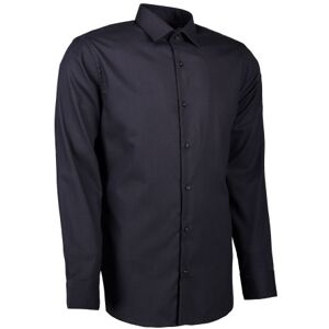 Seven Seas Skjorte Ss311, Slim Fit, Strygefri, Koksgrå, Str. 2xl