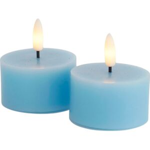 Sirius Sille Fyrfadslys 2 Stk. Sæt, Ø6xh3,4cm, Blue Skye Sirius Sille Fyrfadslys 2 Stk. Sæt, Ø6xh3,4cm, Blue Skye