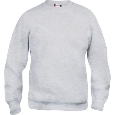 Clique Basic Roundneck Sweatshirt, Lysegrå, Str. 3xl Clique Basic Roundneck Sweatshirt, Lysegrå, Str. 3xl