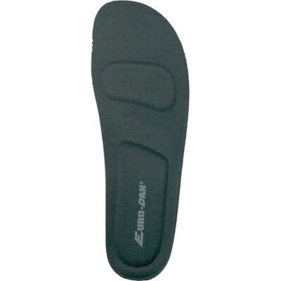Euro-Dan Memory Foam Indlægssåler, Sort, 42 Euro-Dan Memory Foam Indlægssåler, Sort, 42