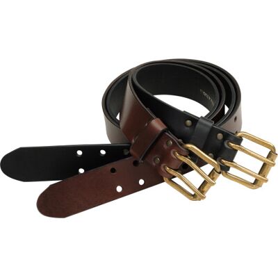 Pinewood læderbælte 40mm, Brun, 115 Cm Pinewood læderbælte 40mm, Brun, 115 Cm
