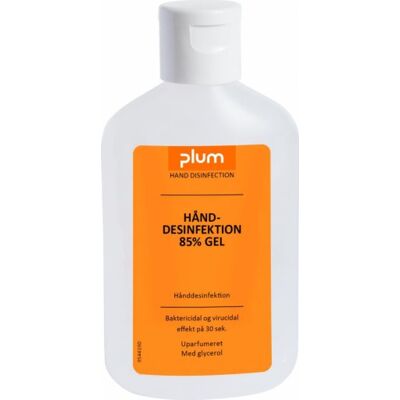 Plum Hånddesinfektion 85% Ethanol, Gel Med Vippelåg, 120 Ml Plum Hånddesinfektion 85% Ethanol, Gel Med Vippelåg, 120 Ml