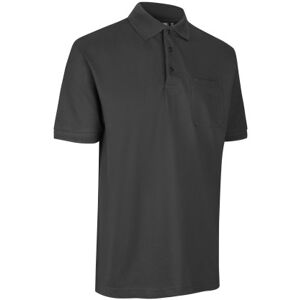 ID Identity Poloshirt M/lomme Koksgrå L