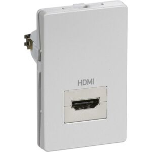 Lauritz Knudsen Lk Fuga Hdmi Udtag, 1½ Modul, Lysegrå