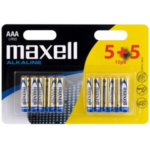 Maxell Aaa Alkaline Batterier - 10 Stk.