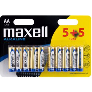 Maxell Aa Alkaline Batterier - 10 Stk.