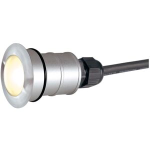 SLV Power Led-Light Round Rustfrit Stål 316 1w Led Varm Hvid