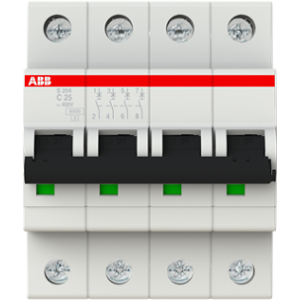 Abb S204-C25 Automatsikring, 4p, 25a