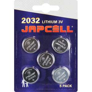 Batteri Japcell Cr2032 5 Stk