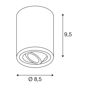 SLV Triledo Cl, Qpar51, Sort, Maks. 10w