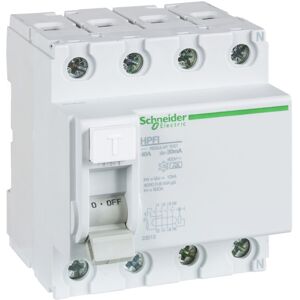 Schneider Electric Schneider Multi9 Hpfi Relæ A, 4p På 40a