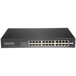 Secpro Switch 24xrj45 Gb + 2xsfp Gb Til 10/100/1000 Mbps