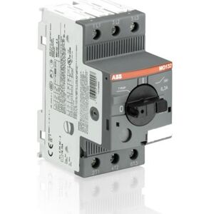 ABB Manuelt motorstarter MMS116 - Motorbeskytter - 3-faset - 6,3A ABB Manuelt motorstarter MMS116 - Motorbeskytter - 3-faset - 6,3A