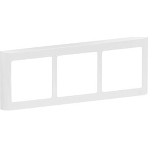 Lauritz Knudsen Lk Fuga Soft 63 Ramme, 3x1 Modul, Vandret, Hvid Lauritz Knudsen Lk Fuga Soft 63 Ramme, 3x1 Modul, Vandret, Hvid