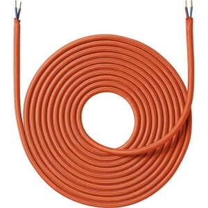 Nielsen Light Stofledning, 2x0,75 Mm², 4 Meter, Orange Nielsen Light Stofledning, 2x0,75 Mm², 4 Meter, Orange