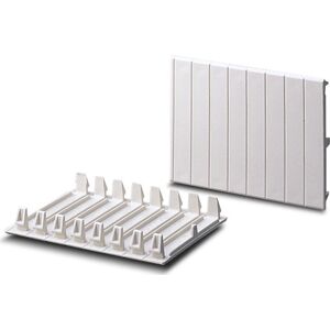 ABB Afdækning 4-Modul, Hvid, Ral9016, 1sl2859a00 ABB Afdækning 4-Modul, Hvid, Ral9016, 1sl2859a00