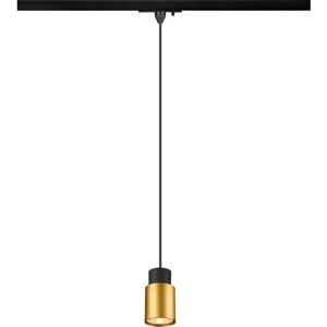 SLV Puri 1f Pendellampe Sort/guld Gu10 Maks 6w Ip20 SLV Puri 1f Pendellampe Sort/guld Gu10 Maks 6w Ip20