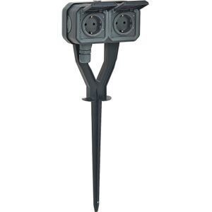 Legrand Pica Con 2 Stik 2p+t Ip55 Antracit - Elektrisk Stik Legrand Pica Con 2 Stik 2p+t Ip55 Antracit - Elektrisk Stik