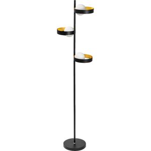 Osram Decor Memphis Floor 3xg9 1480mm Guld/sort Osram Decor Memphis Floor 3xg9 1480mm Guld/sort
