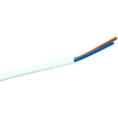 Thorkild Larsen Rund Plastledning Pkl 2x0,75 Mm², 5 Meter, Hvid Thorkild Larsen Rund Plastledning Pkl 2x0,75 Mm², 5 Meter, Hvid