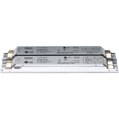 Helvar EL2x58ngn T8 LED-lysbaldass Helvar EL2x58ngn T8 LED-lysbaldass