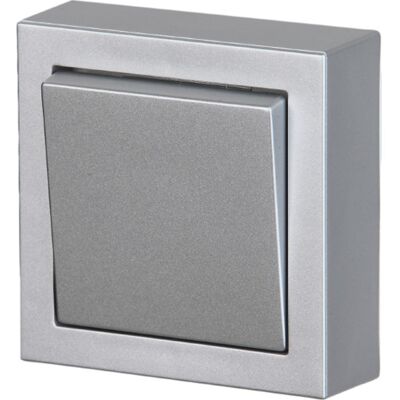ABB Trykkontakt 1p Komplet Udvendig 10a Alu ABB Trykkontakt 1p Komplet Udvendig 10a Alu