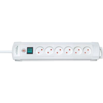 Brennenstuhl Model 1155225016 - Forlængerledning med 6 stikkontakter - Hvid Brennenstuhl Model 1155225016 - Forlængerledning med 6 stikkontakter - Hvid