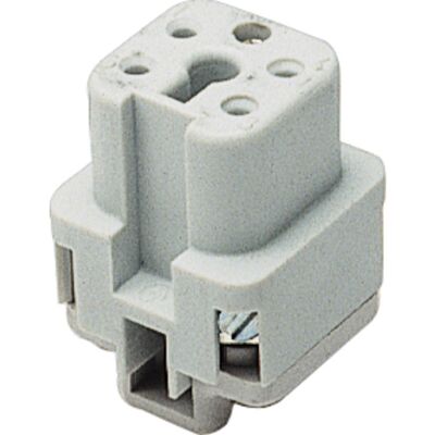 Walther Werke Gave 4-polet stik - rektangulært plastikhus - 10A 250V Walther Werke Gave 4-polet stik - rektangulært plastikhus - 10A 250V
