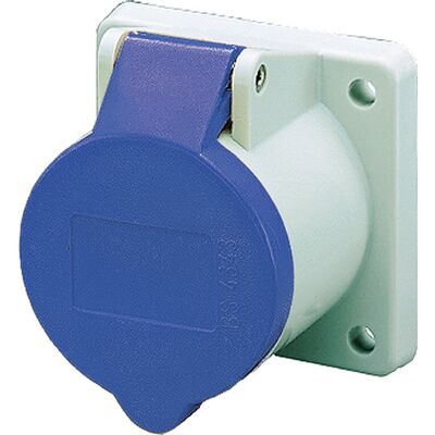 Mennekes 1350 Indbygningsstik 16A 3-pol, 6 timer, 230V IP44 Mennekes 1350 Indbygningsstik 16A 3-pol, 6 timer, 230V IP44
