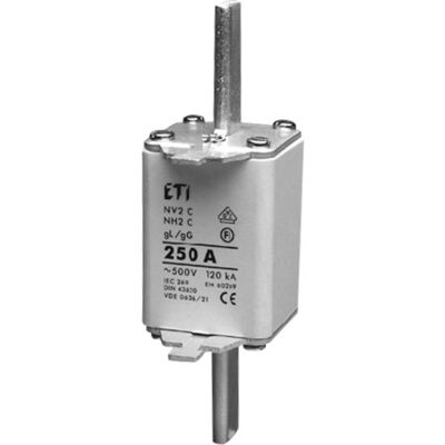 ETI Sikring Nh 2c 125a 500v Gl/gg ETI Sikring Nh 2c 125a 500v Gl/gg