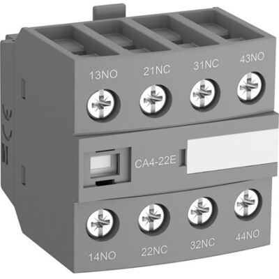 ABB CA4-31E - Hjælpeafbryderblok - 4-pol, 3NC+1NO, Frontmontering ABB CA4-31E - Hjælpeafbryderblok - 4-pol, 3NC+1NO, Frontmontering