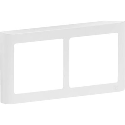 Lauritz Knudsen Lk Fuga Soft 63 Ramme, 2x1 Modul, Vandret, Hvid Lauritz Knudsen Lk Fuga Soft 63 Ramme, 2x1 Modul, Vandret, Hvid