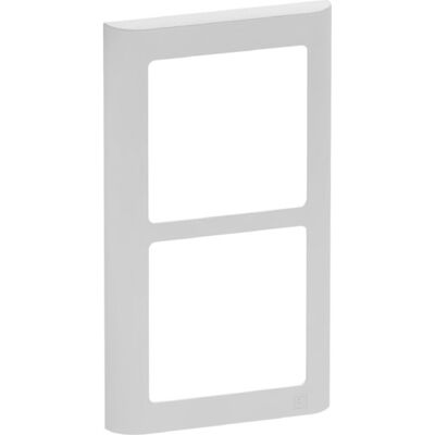 Lauritz Knudsen Lk Fuga Soft 63 Designramme, 2x1 Modul, Lysegrå Lauritz Knudsen Lk Fuga Soft 63 Designramme, 2x1 Modul, Lysegrå