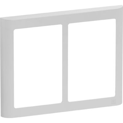 Lauritz Knudsen Lk Fuga Soft 63 Designramme, 2x1,5 Modul, Lysegrå Lauritz Knudsen Lk Fuga Soft 63 Designramme, 2x1,5 Modul, Lysegrå