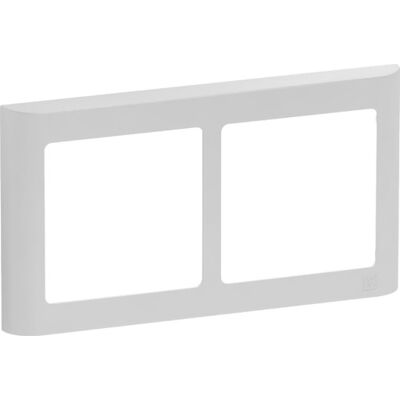 Lauritz Knudsen Lk Fuga Soft 63 Designramme, 2x1 Modul Vandret, Lysegrå Lauritz Knudsen Lk Fuga Soft 63 Designramme, 2x1 Modul Vandret, Lysegrå