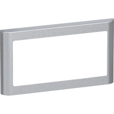 Lauritz Knudsen Lk Fuga Soft 63 Ramme, 1x2 Modul, Vandret, Metallic Lauritz Knudsen Lk Fuga Soft 63 Ramme, 1x2 Modul, Vandret, Metallic