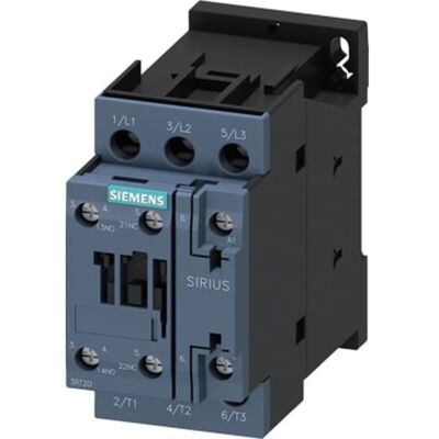 Siemens Kontaktor 3RT2 - 3-pol, 38A, 24V AC - Motorafbryder Siemens Kontaktor 3RT2 - 3-pol, 38A, 24V AC - Motorafbryder