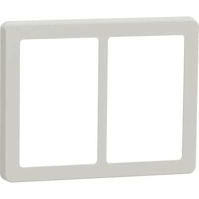 Lauritz Knudsen Lk Fuga Base 63 Ramme, 2x1,5 Modul, Lysegrå Lauritz Knudsen Lk Fuga Base 63 Ramme, 2x1,5 Modul, Lysegrå